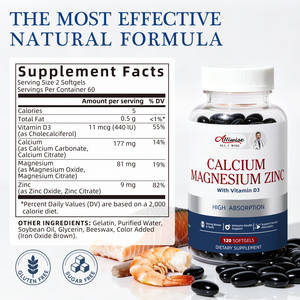 Mejor Precio, 120 Cápsulas de Citrato de Calcio, <span class=keywords><strong>Magnesio</strong></span> <span class=keywords><strong>y</strong></span> <span class=keywords><strong>Zinc</strong></span> Sin Soya con Vitamina D3, Complejo de <span class=keywords><strong>Magnesio</strong></span> - Product Image 2