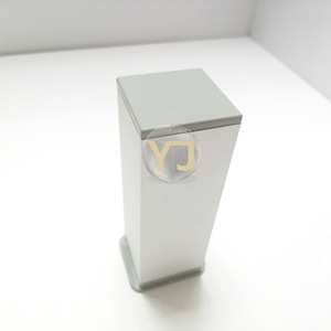 Colonne de support cylindrique en alliage d'aluminium 80MM 100MM 120MM 150MM pour meuble de salle de bain, vasque, argent, durable - Product Image 5