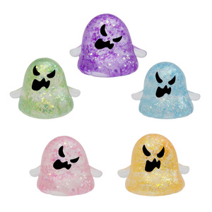 Nuevo Set de 5 Juguetes Blandos de Fantasma, Regalo de Halloween, Antiestrés, Descompresión, Bolas de Malta con Purpurina, Juguetes para Apretar - Product Image 6