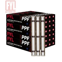 Film de protection de peinture (PPF) noir en TPU, couleur fibre de carbone, rouleau de vinyle pour covering automobile, pour changement de couleur et protection intégrale de la carrosserie