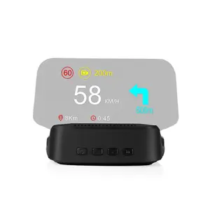 Venta caliente Head Up Display Smart Gauge Pantalla de múltiples funciones prueba de velocidad OBD2 Navegación GPS C2 Car HUD