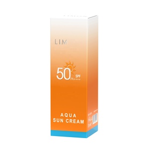 Hot Sell Sunscreen <strong>Spray</strong> Printing Packaging Box Multiduty Body Face Sunscreen Cream Custom Coated Paper Boxes - Product Image 1