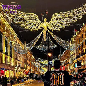 Éclairage de motif de poteau de rue de Noël en extérieur pour les événements festifs, les zones commerciales et les expositions publiques - Product Image 3