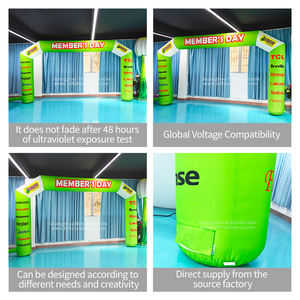 Arco inflable personalizado para exteriores para eventos de natación <span class=keywords><strong>en</strong></span> agua, línea de meta de inicio de carrera flotante de PVC, publicidad sellada hermética - Product Image 4