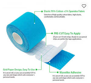 Pita Atletik Serbaguna Elastis Pita Kinesiologi Tahan Air Pita Pengangkat Leher Pereda Nyeri Terapi Fisik Atlet Olahraga - Product Image 5