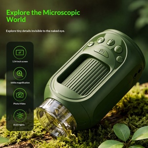 Microscope portable pour enfants, loupe numérique électronique de poche, mini-outil d'apprentissage pour la découverte de la <span class=keywords><strong>nature</strong></span> - Product Image 2