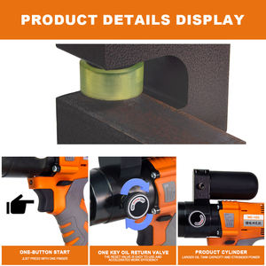 Máy đục lỗ ME-18S có thể sạc lại Máy đục lỗ bằng pin lithium Máy đục lỗ tấm kim loại có thể sạc lại - Product Image 6