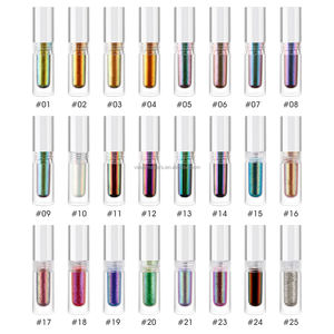 Logo personalizzato Duochrome ombretto liquido multichrome 49 colori lucido vendita calda <span class=keywords><strong>occhi</strong></span> e labbra make up ombretto camaleonte - Product Image 3