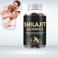 Gummies de Shilajit, Extrait de Shilajit Pur de l'Himalaya, Supplément de Shilajit, Algues Marines, Crinière de Lion, Ashwagandha