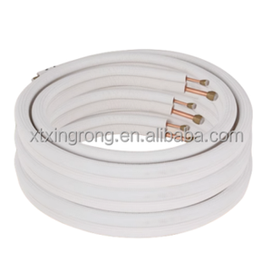 Jeu de lignes en cuivre de bonne qualité et à bon prix 1/2 "3/8" 10m 20m 30m tuyau en cuivre isolé <span class=keywords><strong>pour</strong></span> climatiseur - Product Image 3