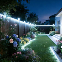 Bande lumineuse LED 220V sans fil 2835 double rangée 120 LED haute luminosité IP20 ABS intérieur extérieur maison CRI80 6000K/3500K 100lm/W