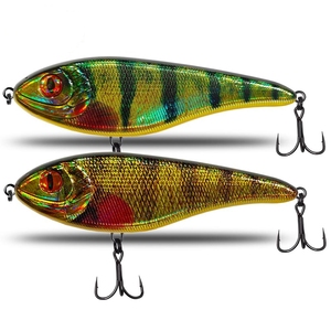 Nouveau 150mm 80g JERK BAIT coulant lentement crayon leurre dur avec 3d yeux triple crochet pour eau salée et eau douce - Product Image 4