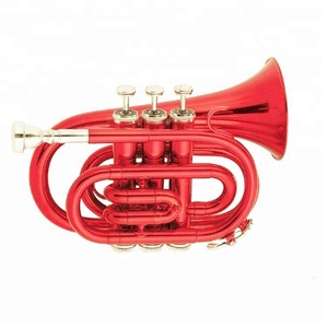 <span class=keywords><strong>Trompette</strong></span> de poche, <span class=keywords><strong>trompette</strong></span> d'entrée de gamme, rouge/vert/noir, <span class=keywords><strong>trompette</strong></span> colorée - Product Image 2