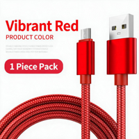 Câble Micro USB 3A à charge rapide, tressé en nylon, cordon de chargeur durable pour téléphone Android, tablette, banque d'alimentation, fournisseur 3M