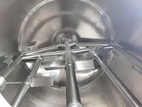 Cuve de mélange à triple agitation sous vide intégral 50-2000L, chauffée, en SUS304, avec moteur DC haute efficacité pour applications chimiques et alimentaires