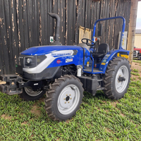 Traktor Roda Penggerak 4WD BABOSS Pertanian 70 HP Mesin Quanchai Pompa Motor Multifungsi untuk Membajak dan Menggemburkan Lahan Pertanian Kecil