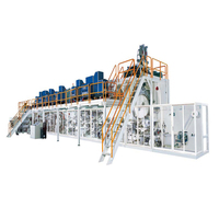 Full Servo Automatic Under Pad Damen binde Adult Baby Windel Produktions linie Herstellung Maschine