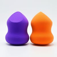 Éponge de maquillage hydrophile en forme de gourde, élastique, lavable, douce pour la peau, sans latex, pour une application parfaite de la poudre – Vente en gros usine