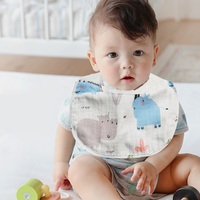 Bavoirs pour bébés unisexes en coton doux de haute qualité, imprimés avec un nouveau design personnalisé, vente en gros d'usine
