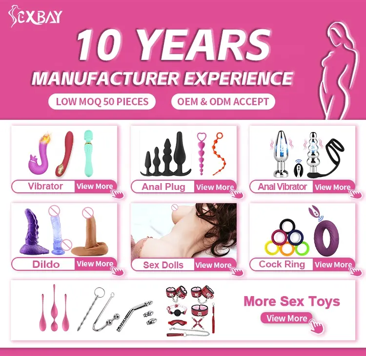 SEXBAY USA spot shipping Environmentally friendly silicone double head vibrator Three pieces of stamen set G-spot vibration