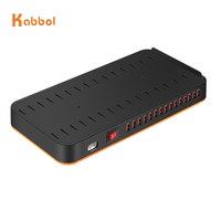 Chargeur multi USB 180W et 100W Chargeur rapide USB 15 ports Station de charge de bureau à charge rapide pour téléphone et plus