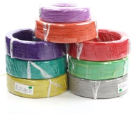 Kabel dan Kawat Konduktor Tembaga 300V Tahan Suhu Tinggi, Kawat Karet Silikon Telanjang Fleksibel Tahan Panas (4/6/8 AWG)