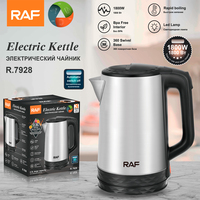 Bouilloire électrique automatique RAF en acier inoxydable pour le thé