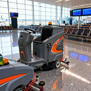 bibo SP870 Dual-<b>Brush</b> <b>Floor</b> Scrubber Standard Configuration Ride-On Industrial <b>Floor</b> Scrubber for Workshop and Commercial Use - Product Image 5