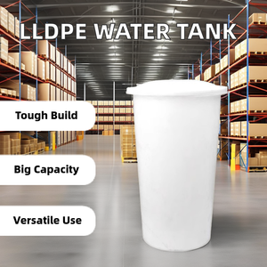 Couvercle de réservoir d'eau en plastique LLDPE de haute qualité <span class=keywords><strong>600L</strong></span> baril en acier cylindrique emboîtable pour <span class=keywords><strong>compost</strong></span> de stockage de cornichons d'eau recyclable - Product Image 5