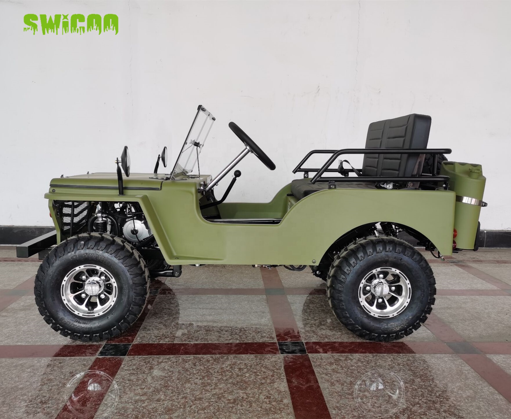 ミニジープ mini jeep ミニカー カート Kids Mini Car Gasoline-Powered Jeep Cart 125cc - 4 Stroke Go Kart