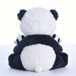 Pareja de peluches de panda mamá e hembra personalizados, peluche de panda madre e hembra, paquete de peluches de panda de dos tamaños - Product Image 3