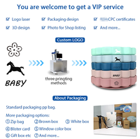 Ensemble de vaisselle en silicone pour bébé, compatible lave-vaisselle, pour la diversification alimentaire des nouveau-nés, avec cuillère et fourchette à manche court et prise en main facile