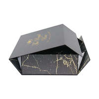 Boîte cadeau en carton rigide pliable sur mesure de luxe, fermeture magnétique, noir, rose, vert, orange, boîte pliable pour vêtements