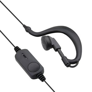 Cable de auriculares Domeson para walkie-talkie, conector de 3.5 mm, tipo gancho para la oreja, accesorio de audio universal para redes de radio. - Product Image 2