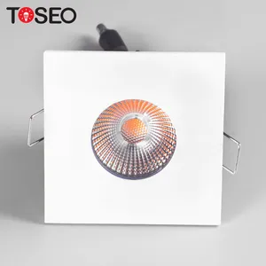 TOSEO Customized High Quality Anti Glare Fire-rated Downlights Square Led Ceiling Light