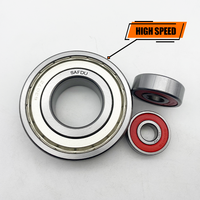 Roulement à billes à gorge profonde en acier chromé simple rangée 6203-ZZ, bon marché et durable, avec précision P0 pour roulements de roues de moto