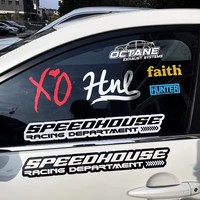 Autocollants de transfert découpés sur mesure, imperméables et résistants aux UV, mats/brillants, pour vitres de voitures, décalcomanies de voiture