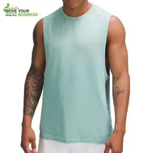 Arabella 2024 Custom Logo Trending Recycled Polyester Clothing Tank Top For Men 100% Cotton