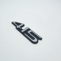 Monogramme en métal noir personnalisé en acier inoxydable canal lettre signe or métal lettre pour décoration entreprise Logo mur