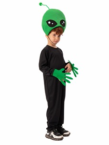 Costume da Alieno XJ, Parodia di Costumi Spaziali per Spettacoli Teatrali, Abiti per Performance dei Bambini - Product Image 1