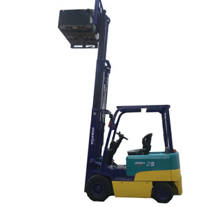 <b>Small</b> Komatsu Forklift Power Pallet Truck Cheap Price Superior Performance Used 2.5 Ton Lithium-Ion Battery Solid Tire FD25 - Product Image 1