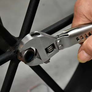 Outils professionnels de réparation de voitures et de vélos, multi-outils en acier inoxydable, clé à molette réglable, métrique, bricolage, OEM - Product Image 6