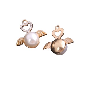 Charmes en forme de coquillage, de <span class=keywords><strong>piano</strong></span>, de cœur, de peinture colorée en spray, en alliage, pour collier, porte-clés, bracelet, artisanat - Product Image 6