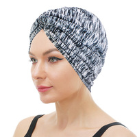 Zifeng OEM africano impreso plisado pañuelo sombrero indio sombrero pelo pañuelo Hijab