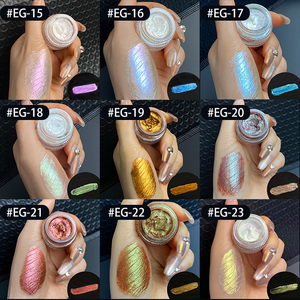 พาเลทอายแชโดว์ HKH Sparkling Metallic Shimmer สีเข้ม 16 เฉดสี พร้อมชุดลิปสติก 4 แท่ง แต่งหน้าด้วยกลิตเตอร์แบบกด - Product Image 5