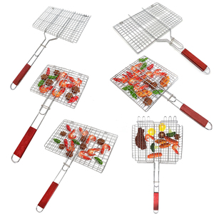 ตะกร้าตาข่ายสำหรับ<span class=keywords><strong>ย่าง</strong></span>บาบีคิวสำหรับตั้งแคมป์ปิ้งบาร์บีคิวกลางแจ้งอุปกรณ์<span class=keywords><strong>ย่าง</strong></span><span class=keywords><strong>ไก่</strong></span>แบบนอนสติกที่<span class=keywords><strong>หนีบ</strong></span>บาร์บีคิว - Product Image 3