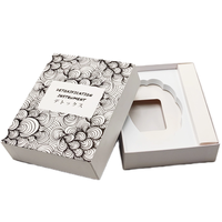 Boîte à bijoux en carton sur mesure, prix négociable, avec fermeture magnétique et design base/couvercle