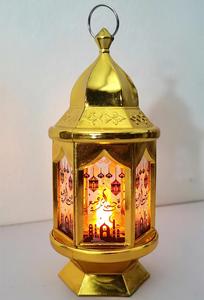 <b>Lantern</b> Plastic Led Eid Mubarak Lamp <b>Battery</b> <b>Powered</b> Ramadan Festival Table Light Home Decoration Gift - Product Image 4
