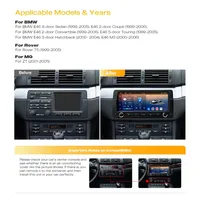 Reproductor Multimedia para Automóvil con Sistema Android Octa Core 4+64G, Radio para BMW E46/Rover 75/MG ZT, 4GLTE, Car Play, DSP, WIFI