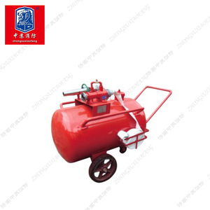 Unidad Portátil de Extinción de Incendios con Espuma, 100L, Carro de Acero al Carbono para Incendios Clase A y B - Product Image 1